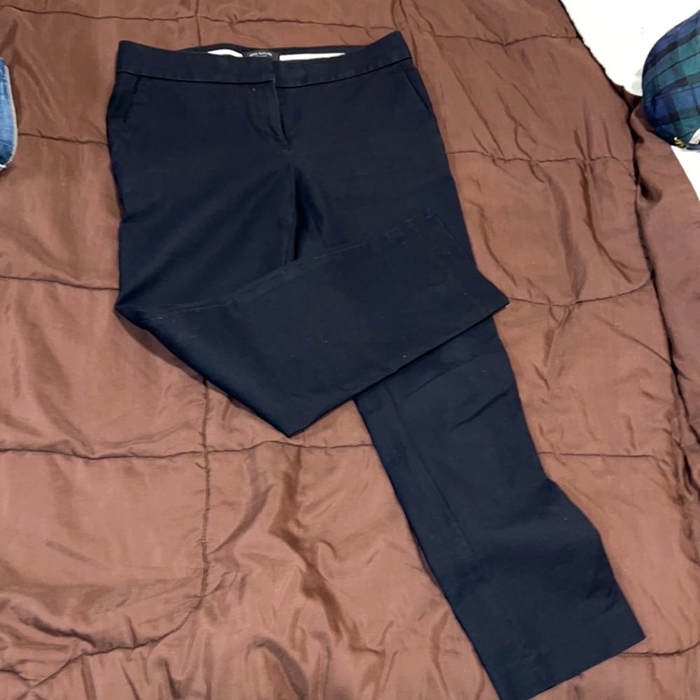 Ann Taylor Devin Fit Dress Pants - Navy Blue